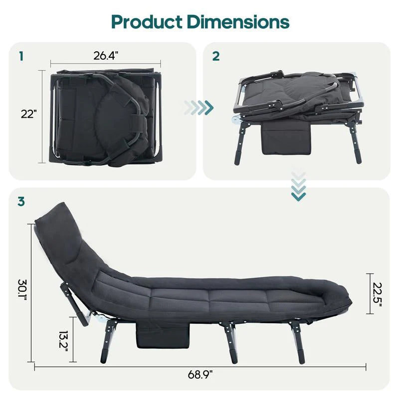 3-in-1 Sofa Bed - Lounge, Sit & Sleep