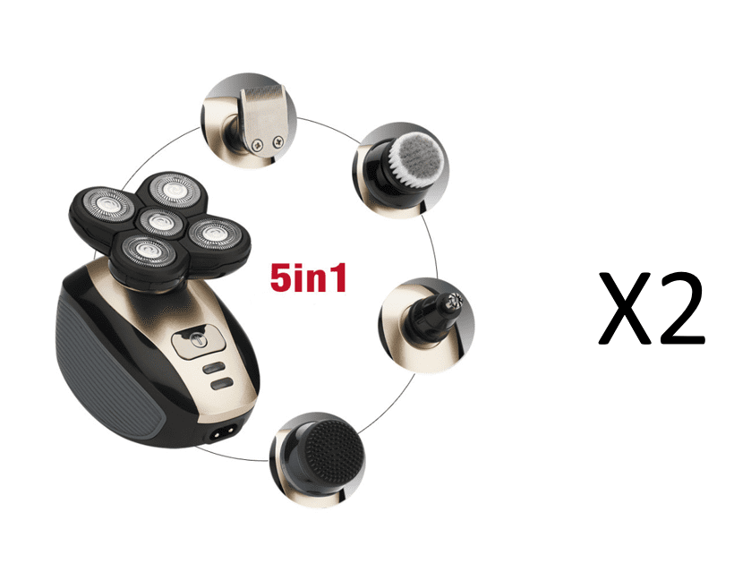 Electric Shaver and Grooming Kit